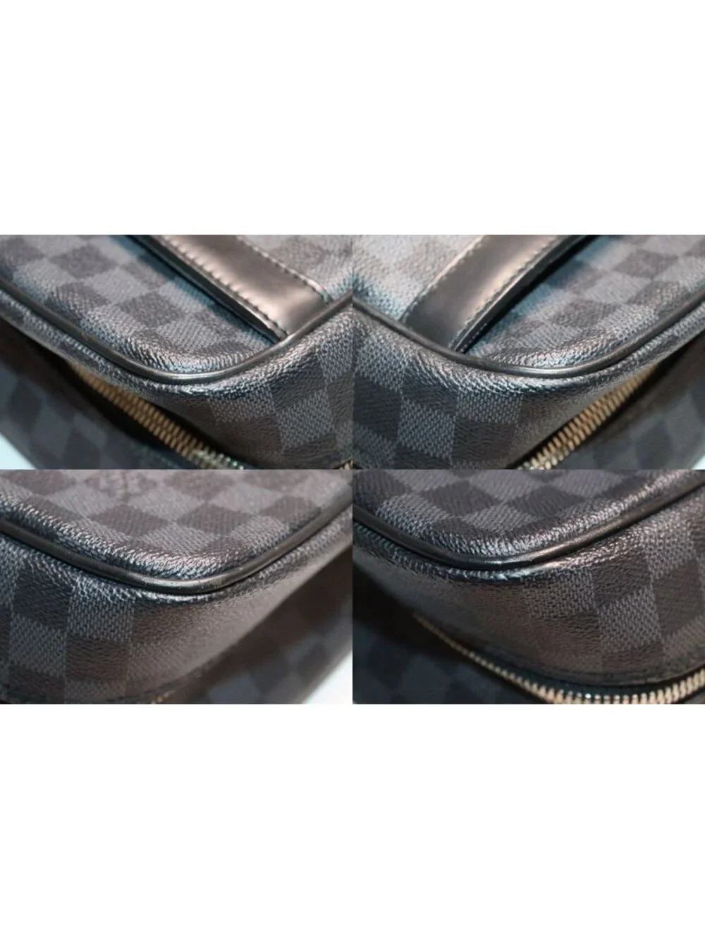 Louis Vuitton Damier Graphite Pdvgm Porte Documents Voyage Leather 2-Way